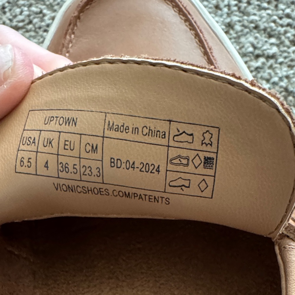 Vionic Leather Slip-On Loafers - Picture 6 of 6
